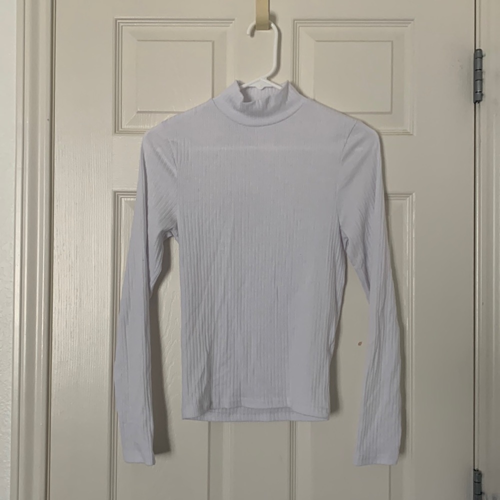 Cotton On Ribbed Mock Neck Sweater